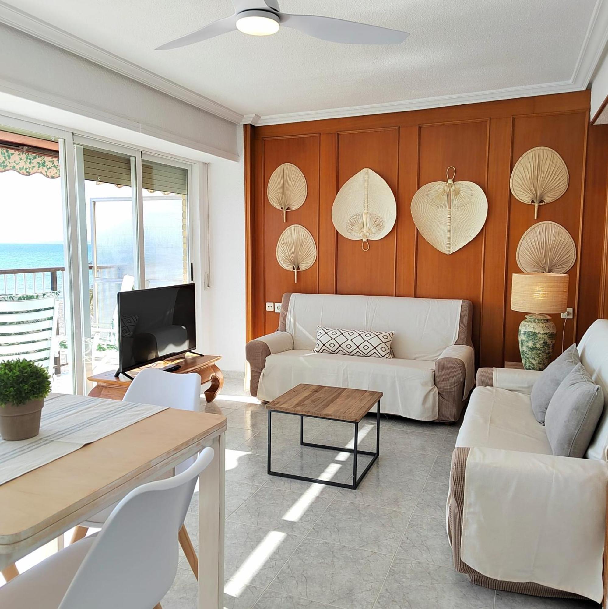 Apartamento Santa Pola Primera Linea De Playa Экстерьер фото